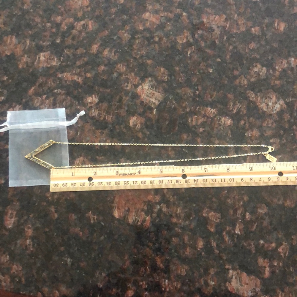  Gold Chevron Pyrite Necklace 朗 - Picture 8 of 8